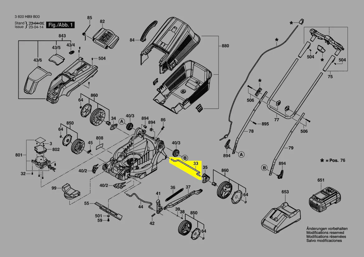 Axe de roue réf. F 016 F04 708 Bosch
